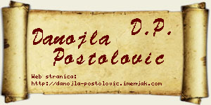 Danojla Postolović vizit kartica